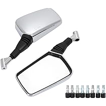 Amazon | nakira バイク ミラー 10mm 8mm 正ネジ 逆ネジ 左右セット H