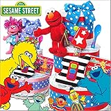 3段おむつケーキ「セサミストリート・エルモ」【出産祝い】【パンパース使用】-M