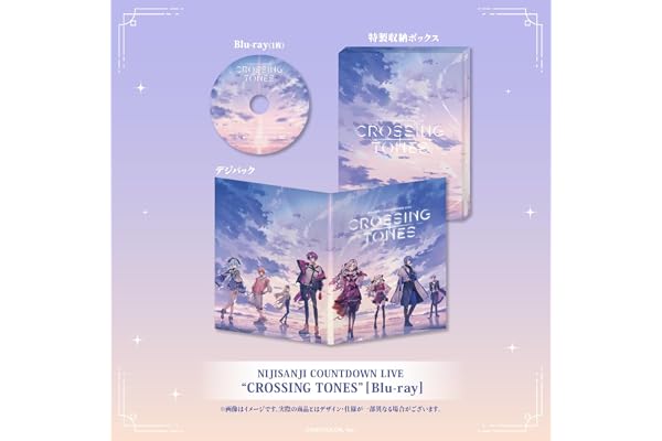 NIJISANJI COUNTDOWN LIVE “CROSSING TONES” (Blu-ray) - にじさんじ (特典なし)