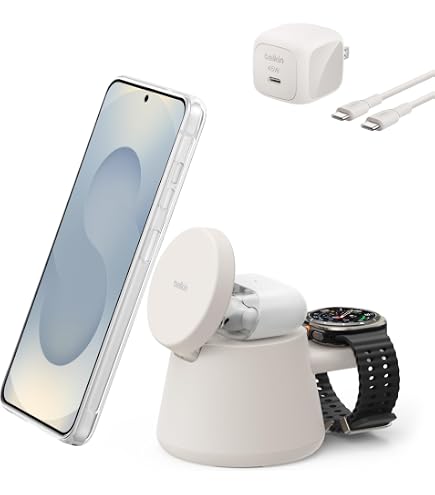 Amazon.co.jp: Belkin MagSafe 3-in-1 ワイヤレス充電パッド - Apple