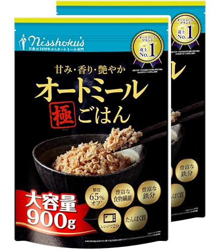 Amazon.co.jp: 日食 プレミアム ピュア オートミール 800g ×2個