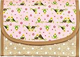 ポーチェ(pouche) 母子手帳ケース ジャバラ おすましインコ柄 (ピンク)