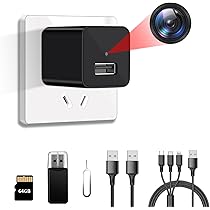 Amazon.co.jp: CLYZSTU 隠しカメラ 1080P小型カメラ USB充電器型