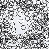 ファイニエ 二重丸カン 5mm 400個 ガンメタ 2重 マルカン パーツ 接続金具 キーホルダー 金具 ハンドメイド アクセサリー 手芸 AP1963