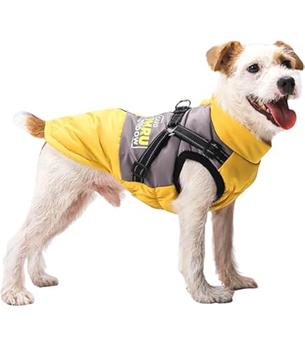 Amazon | OneTigris 犬服 冬用 ジャケット 犬用コート 反射材 防水