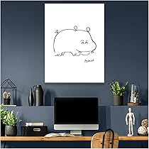 Amazon.co.jp: ピカソ 絵画 アートパネル 猫 抽象画 絵画 ネコ