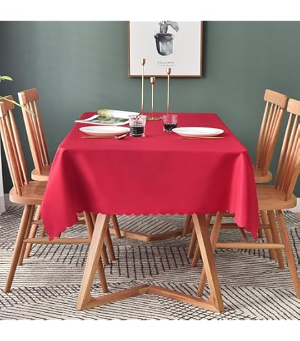 Amazon｜テーブルクロス 白 無地 コットンリネン マルチクロス 布