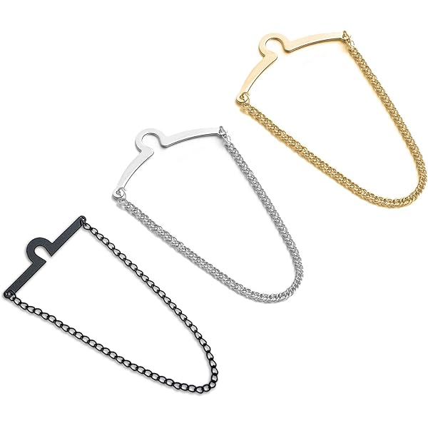 Gold Tie Clip For Men Vintage Tie Chain 1930's Swank Gold Tie Bar