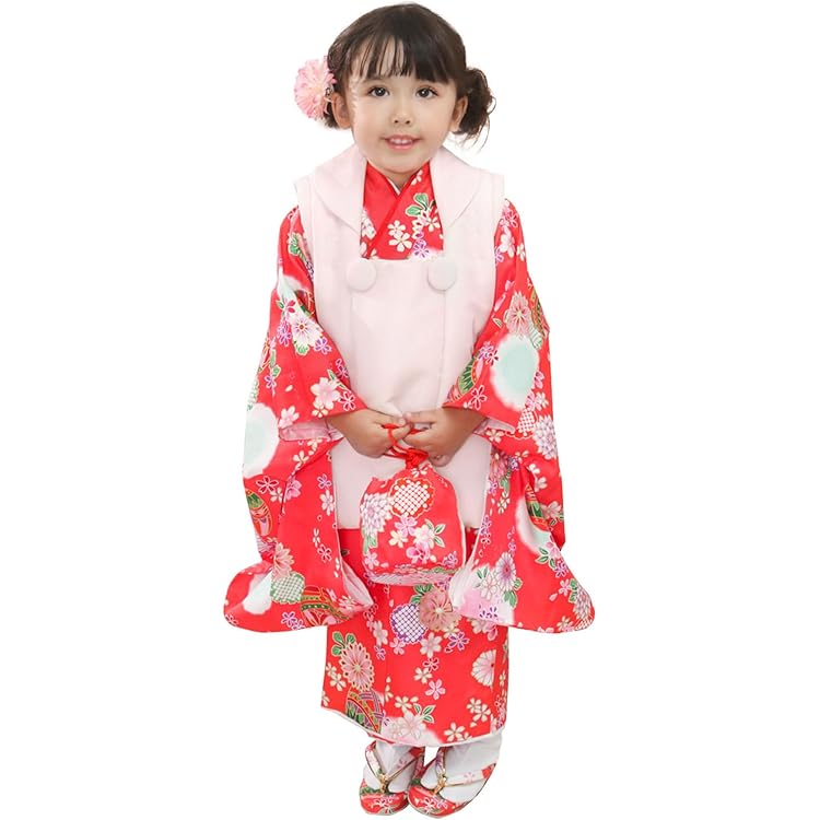 Amazon | [KYOETSU] [キョウエツ] 自宅で簡単着付け 七五三 3歳 女の子