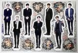 (7 STANDING PAPER MINIATURE STANDUPS) - BTS BANGTAN BOYS - STANDING PAPER MINIATURE STANDUPS (26cm x