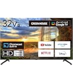 【開封済・未使用品】グリーンハウス 32型 液晶テレビ GH-GTV32A-BK 大好きなエンターテイメントが一カ所に！Google TV搭載32型液晶
