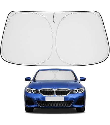 Autotech Park Foldable Sunshade Compatible With 2022-2025 BMW I4, Custom-fit Windshield Sun Shade : Buy Online At Best Price In KSA - Souq Is Now - View #7