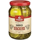 Sandhurst Sandwich Stackers-Sliced Gherkins, 500 g