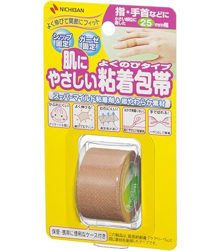 Amazon.co.jp: ニチバン メッシュポアテープ 粘着包帯 NO.38F 38mm×5m