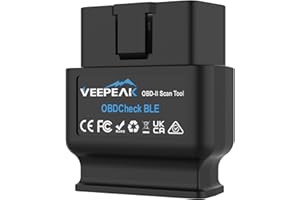 Veepeak OBDCheck BLE Bluetooth OBD II Scanner Auto Diagnostic Scan Tool for iOS & Android, Bluetooth 4.0 Car Check Engine Light Code Reader