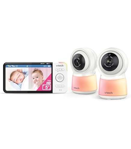 LEAPFROG LF815HD 5" Smart Video Baby Monitor - White - 306703 - Currys - View #3