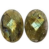 ラブラドライト（グリーン系） 宝石 ルース ≪ペアストーン≫１６．１２ＣＴ