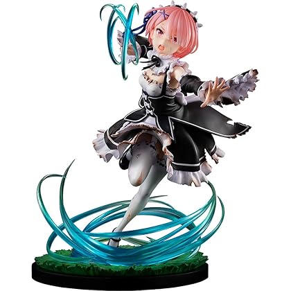 Amazon | Re:ゼロから始める異世界生活 ラム 1/8スケール PVC製 塗装 ...