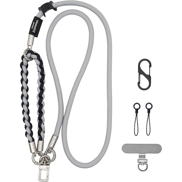 スマホストラップ ロング ハンド 3本セット 黒 Amazon.co.jp: [VANAHOTZ] 多用途 スマホストラップ 携帯ストラップ 首