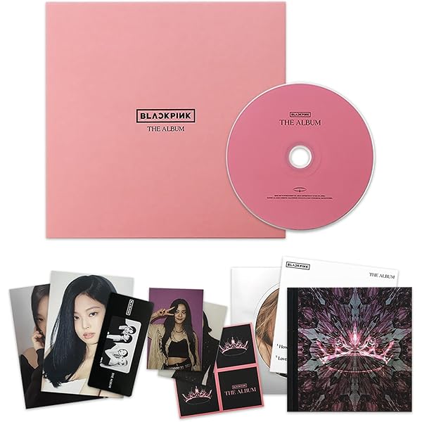 BLACKPINK JENNIE BORN PINK CD サイン入りカード付き Blackpink Jennie Signed 7x12 Framed CD Born Pink Venom K-POP