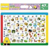 テンヨー(Tenyo) チャイルドパズル うんこドリル ひらがな 47ピース こども向けパズル MC-47-601 抗菌コート おかたづけ専用カバー付き 4才以上