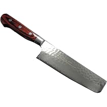 Amazon | 堺孝行 槌目ダマスカス VG10割込み 33層 菜切り160mm 07393