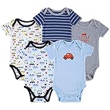 エルフ ベビー(Fairy Baby)ベビーボディスーツ 肌着 半袖 男の子 5枚セット 出産祝い(サイズ：10-12M) セット3
