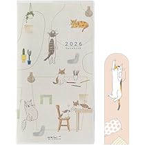 Amazon.co.jp: ミドリ ブックスタイルダイアリー 手帳 2026年 B6変型