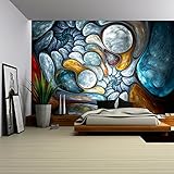wall26 – 自己粘着壁紙大壁壁画シリーズ 100"x144" WMR-WP-X-D838-100x24x6