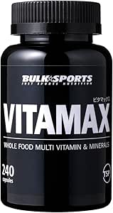 Amazon Co Jp バルクスポーツ ビタマックス 240カプセル 30日分 マルチビタミン ミネラル ドラッグストア