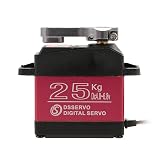 ゾースカイ DS3225* 25kg高トルク フルメタルデジタルステアリングサーボ 防水サーボ バハのラジコン (Control Angle 180)