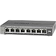 【正規品】 ネットギア NETGEAR スイッチングハブ 8ポート 1G 金属筐体 静音ファンレス リミテッドライフタイムハードウェア保証 アンマネージプラス GS108E-300JPS