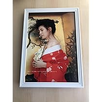 Amazon | kj 額装品 南野陽子 寒椿 グラビア セクシー 貴重写真