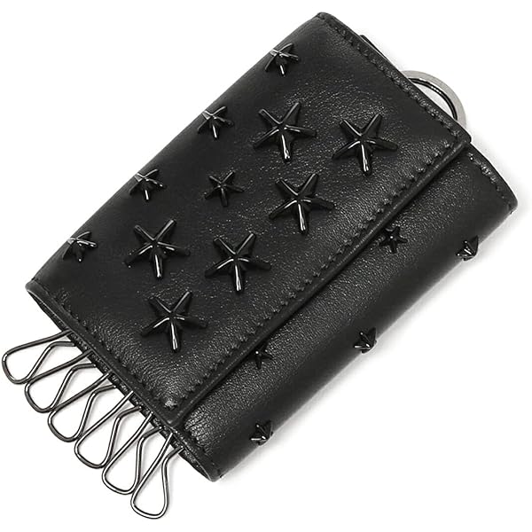 【美品】JIMMY CHOO キーケース　ホーウィック　ブラック ホーウィック | ブラック グリッターレザー・キーケース