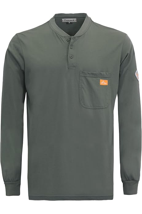 Long Sleeve Henley Shirt 