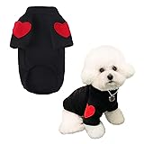 Jimjis 犬 服 冬 小型犬 犬の服 秋 春 中型犬 防寒着 犬服冬用 ドッグウエア チワワ 洋服(ブラック,M)