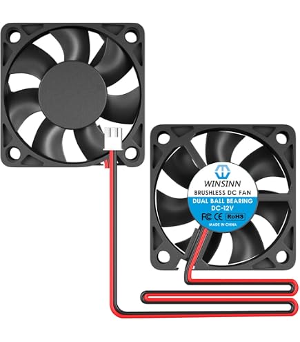 Amazon.co.jp: 2パック50mm x 50mm x 20mm 5020 12V 0.30A冷却送風