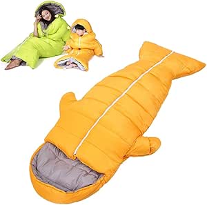 Amazon 秋冬 かわいい 三色 ペンギンの形 ミイラ 子供 アダルト シングル 寝袋 超軽量 防水 キャンプ オフィス 昼食 大人 暖かい シュラーフ ブルー 子供1 25kg Kindred 寝袋 シュラフ
