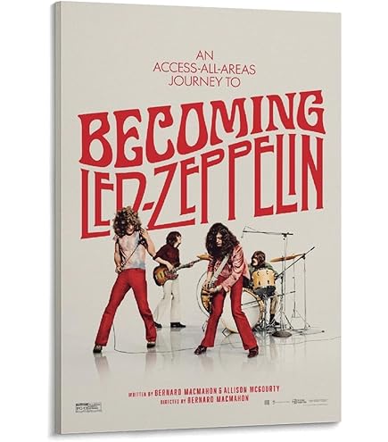 Amazon.co.jp: 帆布ポスター LED ZEPPELIN レッドツェッペリン