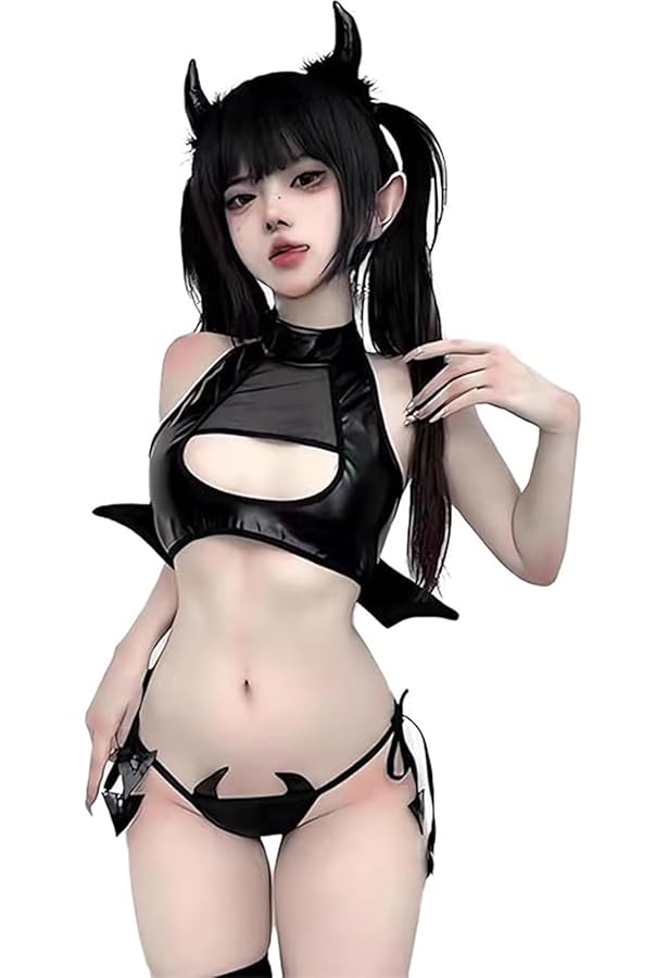 Amazon.co.jp: [R-Dream] サキュバス 小悪魔 セクシー コスプレ 角 翼