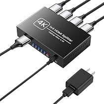 Amazon.co.jp: avedio links HDMI分配器 1入力4出力 4K@30Hz HDCP1.4