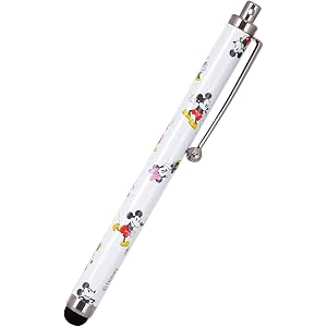 ディズニーキャラクター タッチペン(静電式タッチパネル専用) ミッキー&ミニー (ホワイト)