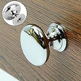 elfishjp 引き出しノブ　取手 引き出しつまみ 丸型　４個セ ット　ドア取って 取手 ハンドル ステンレス 引き出し取手　ドア取って 取手 ハンドル ステンレス 引き出し取手　ネジ付き