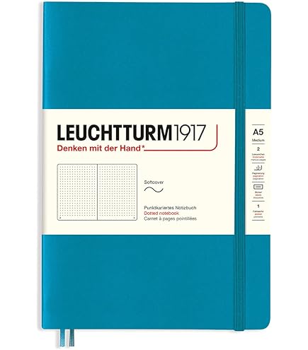 ⭐️新品⭐️LEUCHTTURM 1917 A5ノート Leuchtturm A5 Hardcover Notebook - Squared – Atlas Stationers
