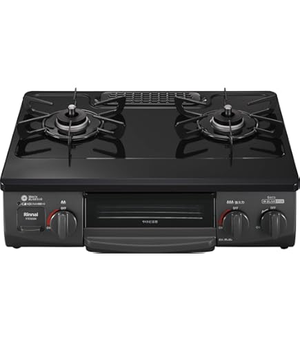 Amazon | あんしんコンロ 幅56㎝コンパクトガステーブル IC-S37-R LP