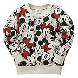 西松屋 裏毛ミッキーミニー総柄トレーナー 【80cm・90cm・95cm】　80