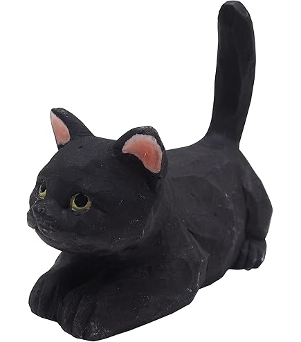 Amazon.co.jp: 24K エジプト 黒猫 レノックス ジュエリー 陶器 置物