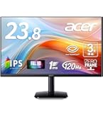 Amazon.co.jp: Acer モニター 23.8インチ フルHD 非光沢 IPS 120Hz 1ms