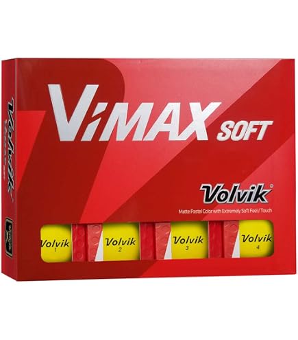 Amazon.co.jp: Volvik Vivid マット仕上げ カラーゴルフボール (1