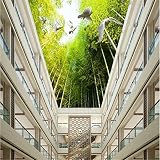 Sproud カスタマイズされた壁紙の装飾画 Hd 3D 審美的な竹フライングピジョン天井壁画 Zenith 150 Cmx 105 Cm